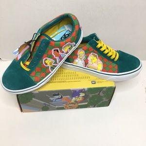 Vans The Simpsons Old Skool Moe's Tavern Checkerboard Shoes Size Womens 6